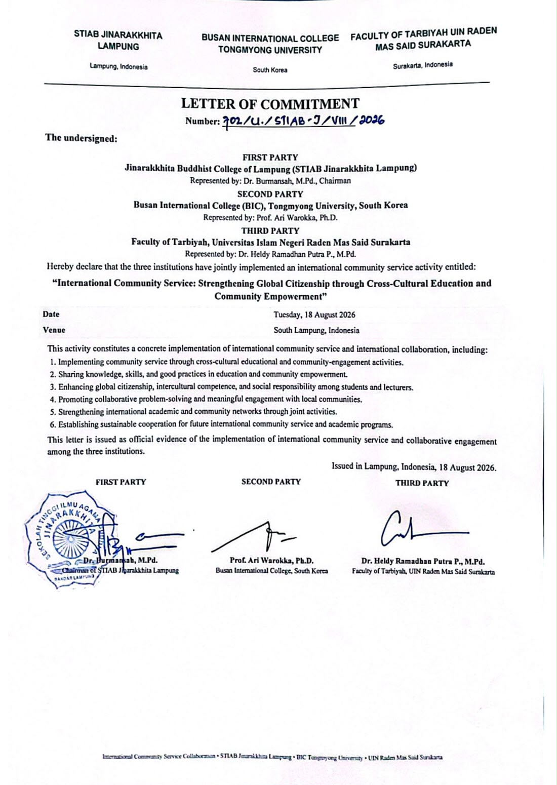 Kolaborasi Internasional