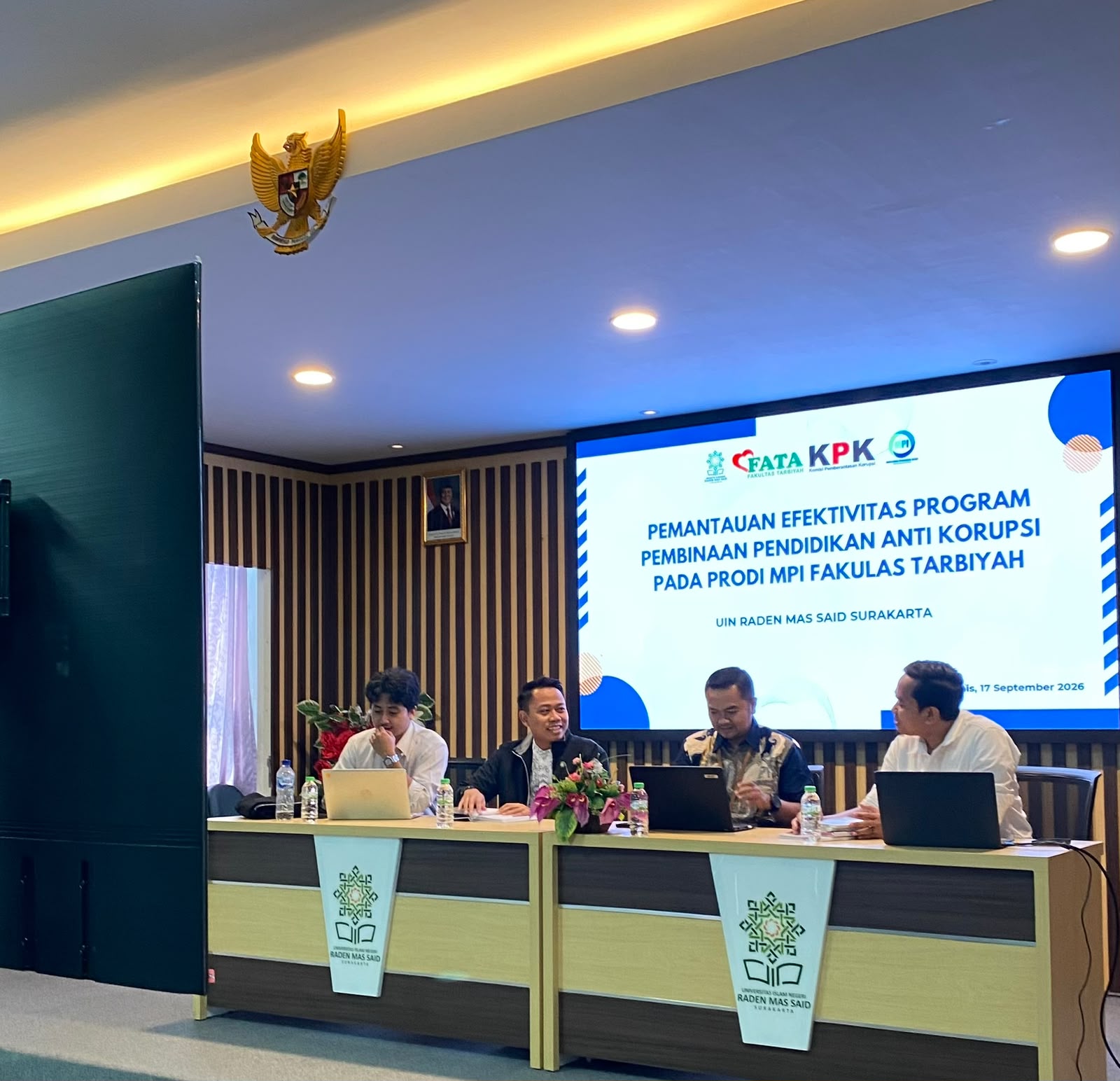 Prodi MPI UIN Raden Mas Said Surakarta Terima Kunjungan Kerja Inspektorat KPK RI